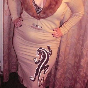 MODE MERR PENCIL SKIRT PANTHER L